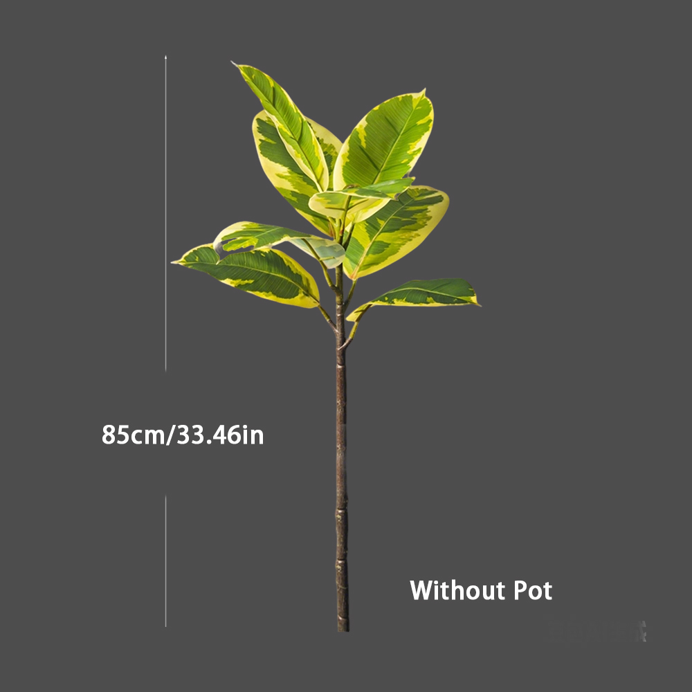 85-125cm Large Artificial Rubb - Rubber Plant Ficus recension och pris