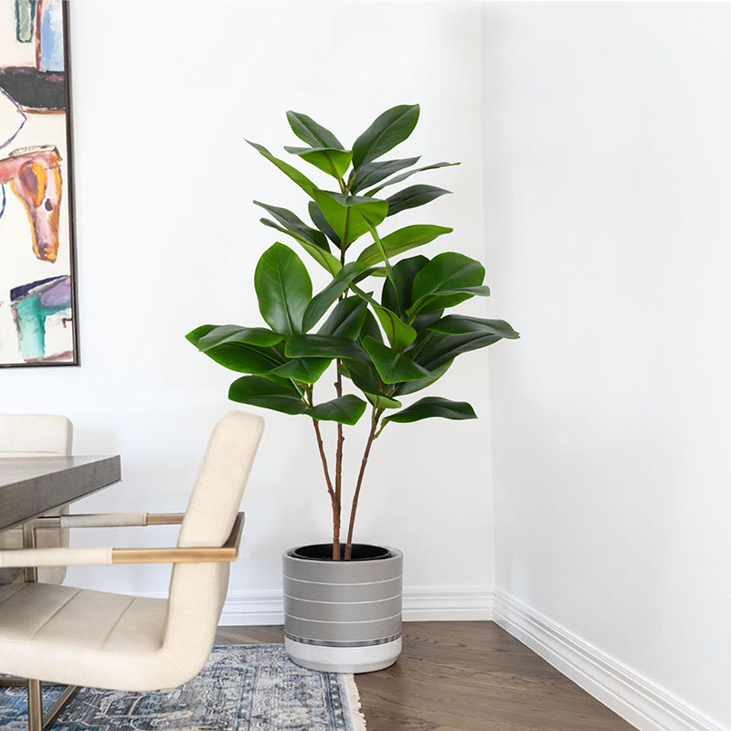 51in Large Artificial Plants F - Rubber Plant Ficus recension och pris