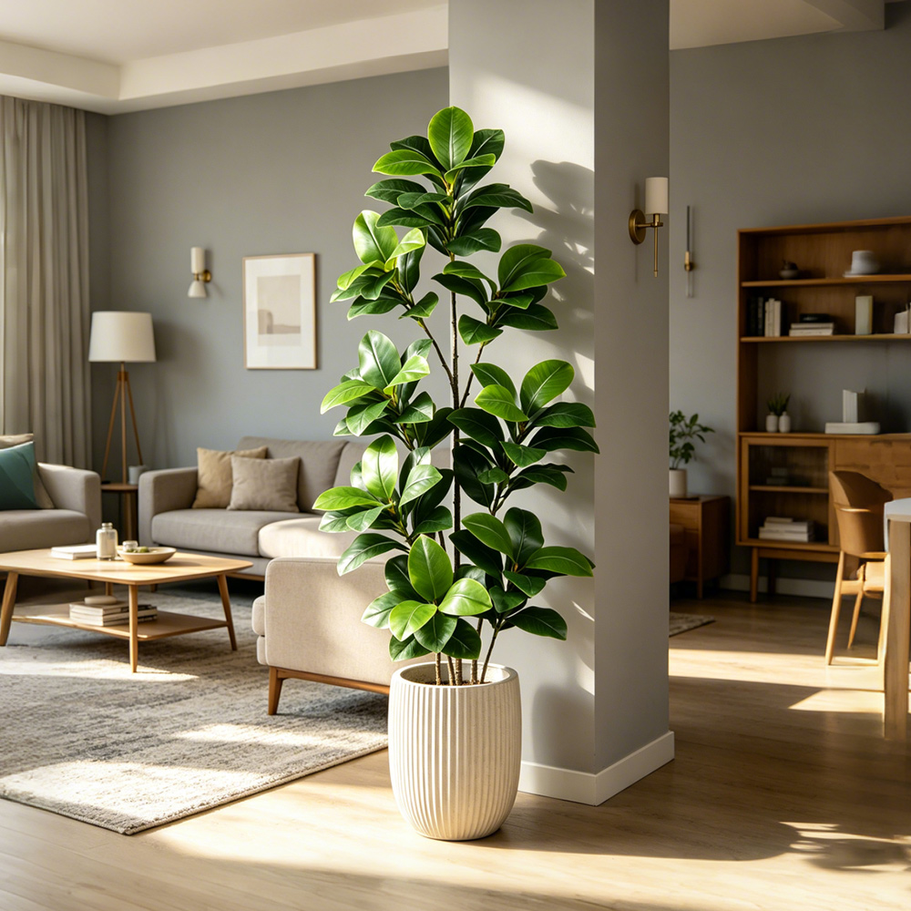 74-140cm Large Artificial Bany - Rubber Plant Ficus recension och pris