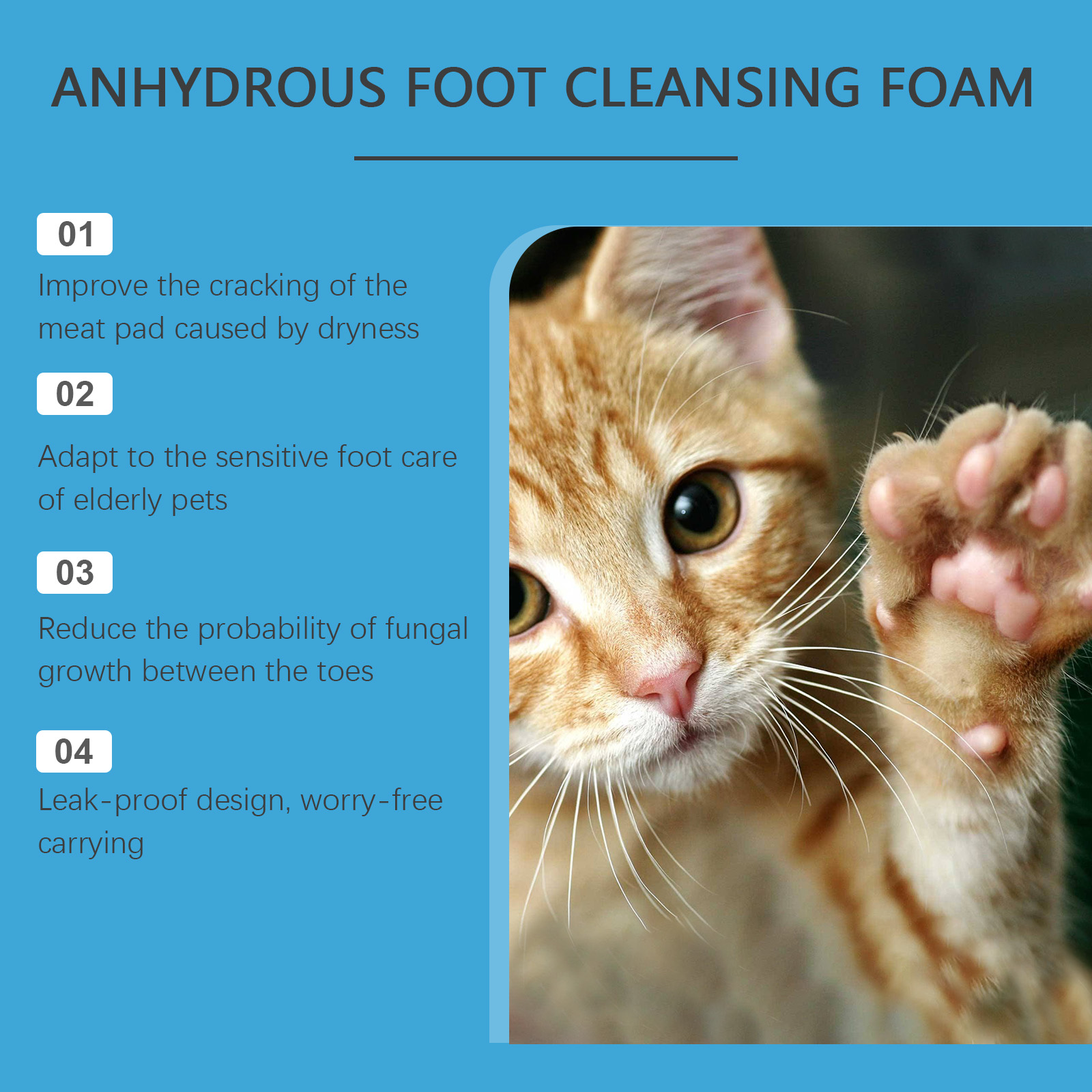 Anhydrous Pet Paw Cleaning Foa - Anthurium Crystallinum recension och pris